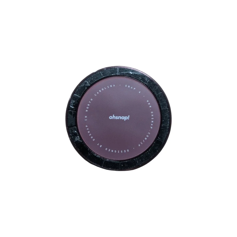 Pp1-U OhSnap Magnetic UltraThin Grip & Stand Magsafe Charge-thru Cranberry Smash